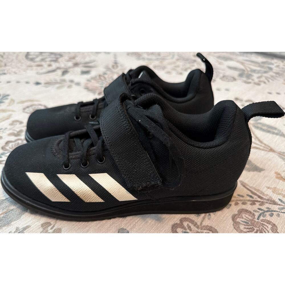 Adidas Powerlift 4 Men’s Size 5 Weightlifting Shoes BC0343 Black White Women 6.5 - Picture 3 of 8